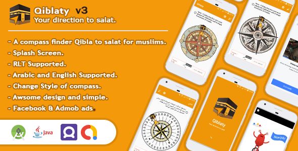 Qiblaty – Qibla compass for find direction to makkah