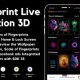 Fingerprint Live Animation 3D with AdMob Ads Android