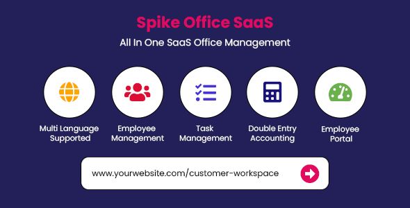 Spike Office SaaS - Multi Tenant Complete Payroll & Office Management System Free