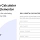 Roll Length Calculator Widget for Elementor