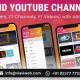 Android YouTube Channel App (Youtubers, YT Channels, YT Videos) with Admob Ads