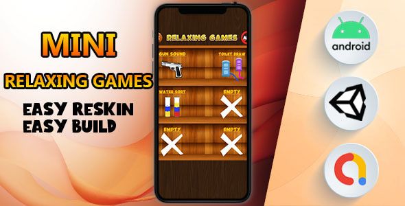 Mini Relaxing Games - (Unity - Admob)