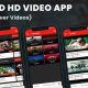 Android HD Video App (Youtube, Server Videos )