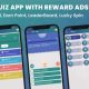 Android Quiz App with Reward Ads (Quiz, Lucky Wheel, Earn Point, LeaderBoard, Lucky Spin)