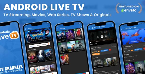 Android Live TV ( TV Streaming, Movies, Web Series, TV Shows Originals)