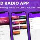 Android Radio App (Online Radio, Streaming, M3U8, M3U, MP3, PLS, AAC, FM)