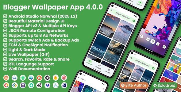 Blogger Wallpaper App - Blogger API v3 2 Blogger Wallpaper App - Blogger API v3