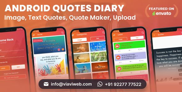 Android Quotes Diary (Image, Text Quotes, Quote Maker, Upload) 2 Android Quotes Diary (Image, Text Quotes, Quote Maker, Upload)