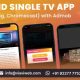 Android Single TV App (Live Streaming, Chromecast) with Admob
