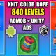 Knit Color Rope Sort Jam Puzzle Unity Source Code