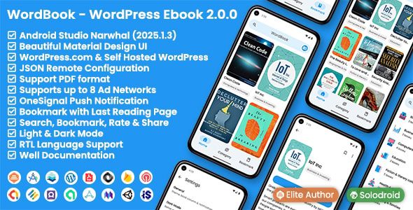 WordBook – WordPress Ebook App – WordPress API