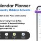 Calendar Planner – All Country Holiday & Event 2024