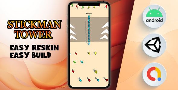 Stickman Bridge - (Unity - Admob - Game)