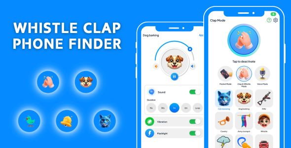 Whistle Clap Phone Finder with AdMob Ads Android 2 Whistle Clap Phone Finder with AdMob Ads Android