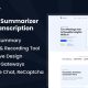 Summarizr – AI-powered Summarizer with Live Transcription