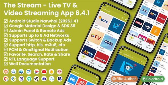 The Stream - Live TV & Video Streaming App 2 The Stream - Live TV & Video Streaming App