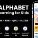 Alphabet Learning for Kids with AdMob Facebook Ads Android