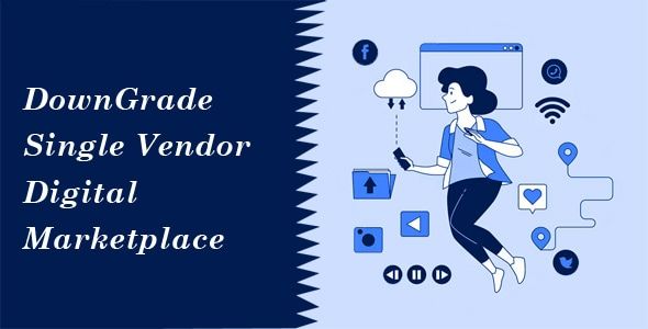 downGrade – Single Vendor Digital Marketplace With Subscription