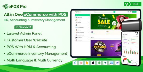 ePOS Pro – POS, HRM & Accounting with eCommerce Solution