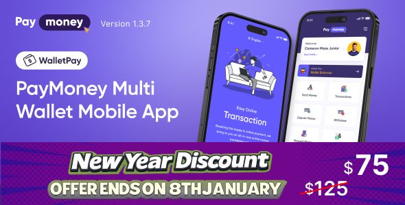WalletPay – PayMoney Multi Wallet Mobile App