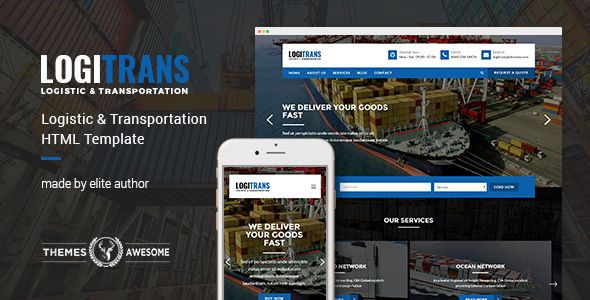LogiTrans - Logistic and Transportation HTML Template