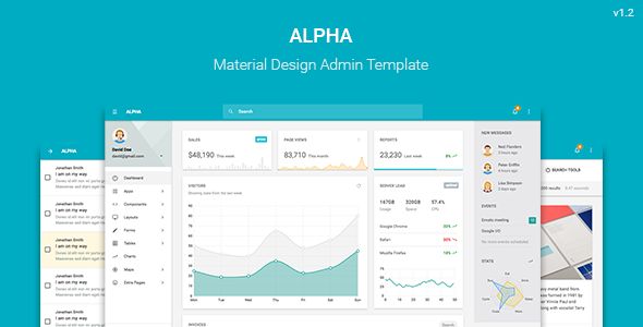 Alpha - Material Design Admin Template