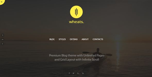 Wheats - Blogging WordPress Theme