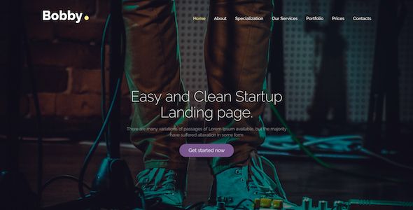 Bobby - Creative Service Landing Page Drupal 8 Theme