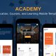 Academy – Education, Courses, and Learning Mobile Template