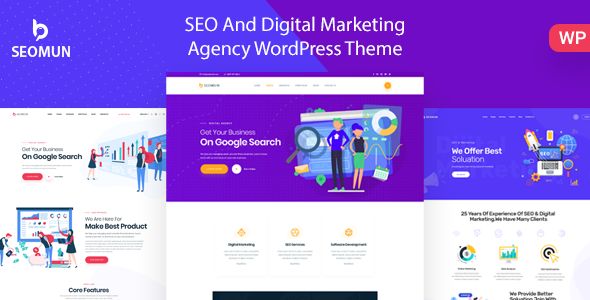 Seomun - Seo Digital Marketing WordPress Theme Preview
