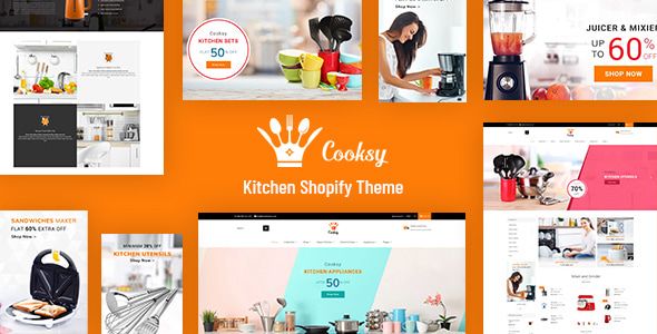 Cooksy - Kitchen Store/ Appliances Shopify Theme