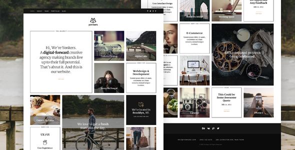 Yonkers - Trendy Portfolio Joomla Template Activated