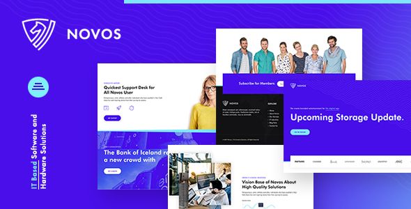 Novos - IT Company & Digital Solutions Wordpress Theme