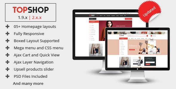 Topshop - Premium Multipurpose Magento 2 and 1.9 Theme