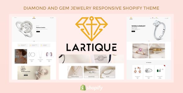 Lartique - Diamond And Gem Jewelry Responsive Shopify Theme