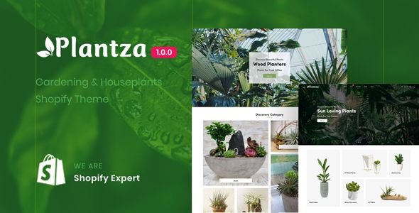 Plantza - Gardening & Houseplants Shopify Theme