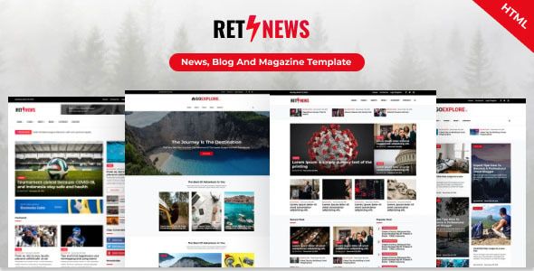 Retnews - News/ Blog & Magazine Template