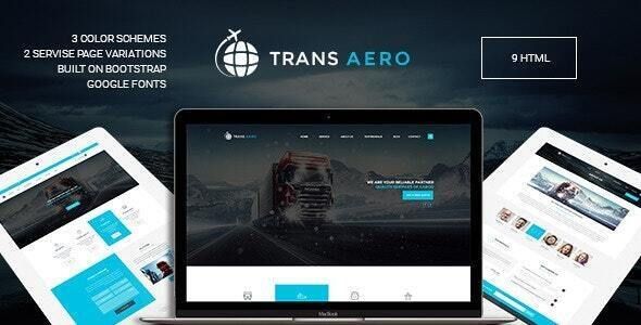TransAero - Logistics HTML Template