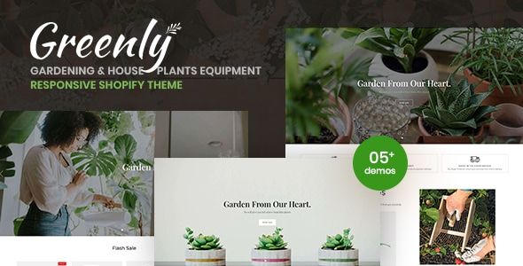 Greenly - Gardening & Houseplants Equipment Responsive Shopify Theme