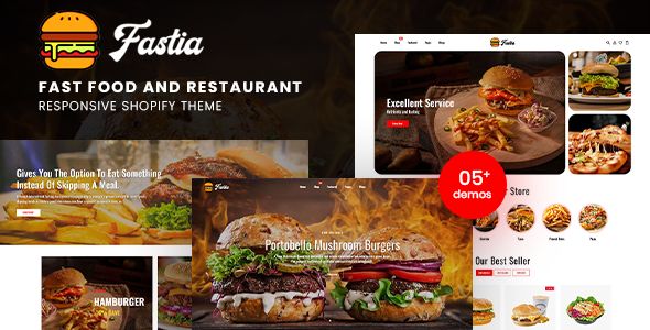 Fastia - Fast Food & Restaurant Shopify Theme