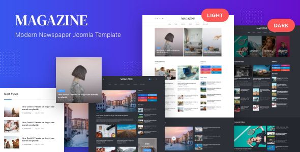 Magazine - Blog, Newspaper Joomla 5 Template