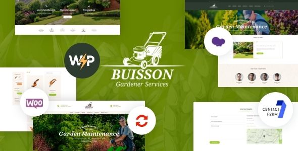 Buisson - Gardening & Landscaping WordPress Theme