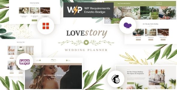 Love Story - Wedding and Event Planner WordPress Theme