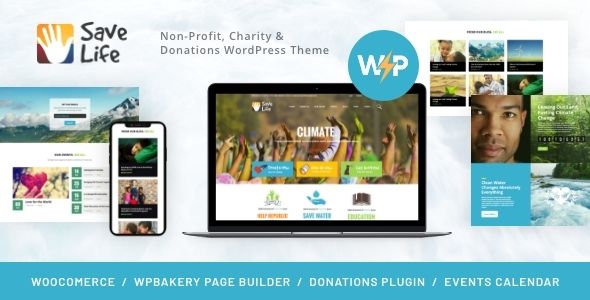Save Life - Non-Profit/ Charity & Donations WordPress Theme
