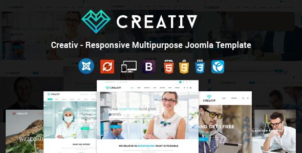 Creativ - Responsive Multipurpose Joomla Template Free