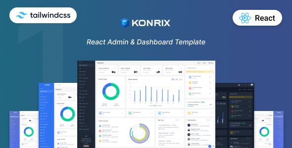 Konrix – React Tailwind CSS Admin & Dashboard Template