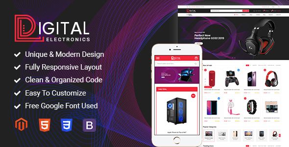 Digital - Responsive Magento 2 Shopping Theme
