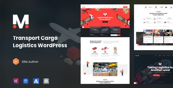 Moovit Transportation Logistics | WordPress Theme