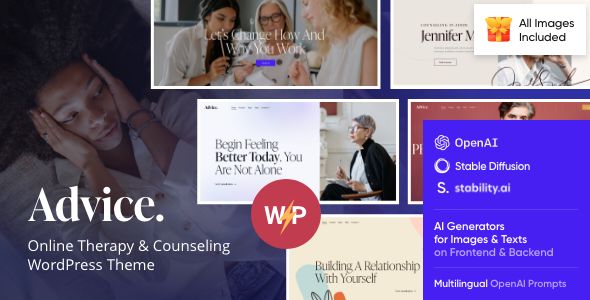 Advice - Psychology, Therapy & Counseling WordPressTheme