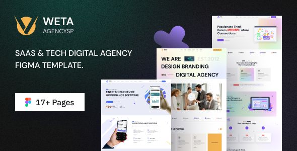 WETA Agencysp – Saas Landing Figma Template